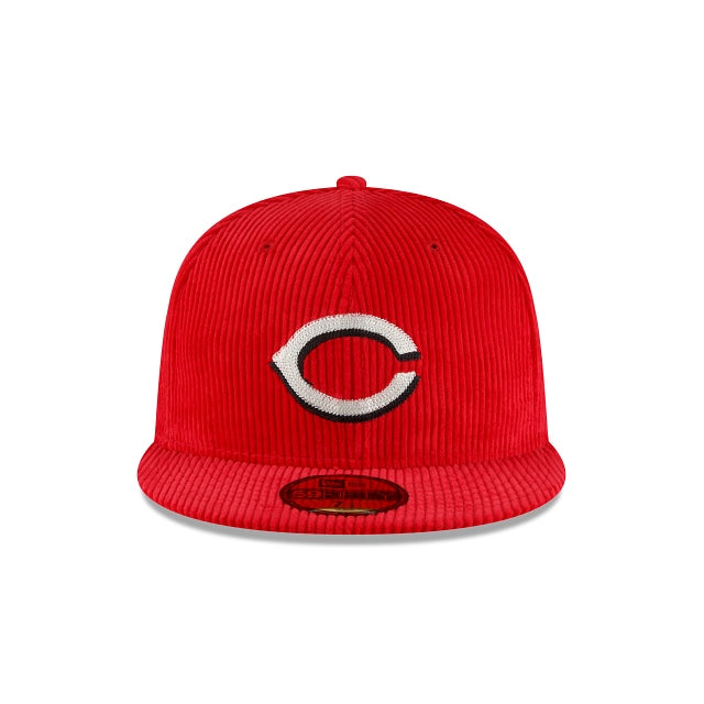 Cincinnati Reds Light Navy/Black Cord New Era 59FIFTY Fitted Hat