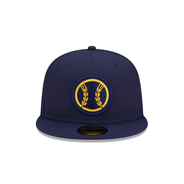 New Era Milwaukee Brewers 2023 Batting Practice 59FIFTY Fitted Hat