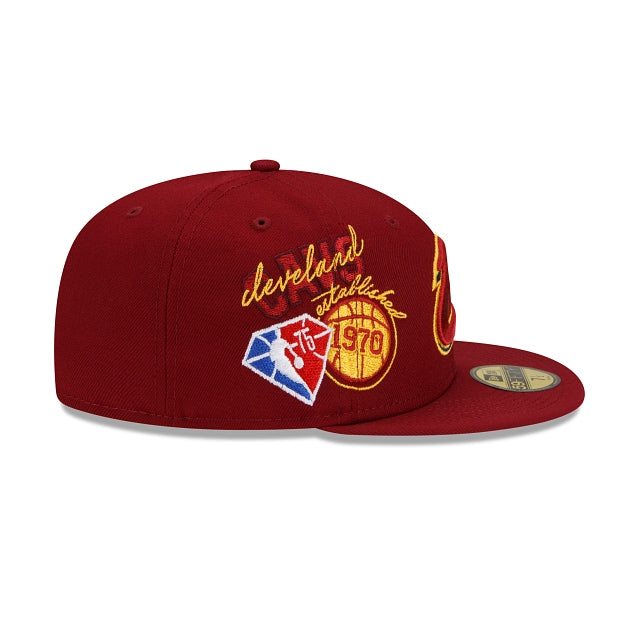 New Era Cleveland Cavaliers Back Half 2022 59FIFTY Fitted Hat