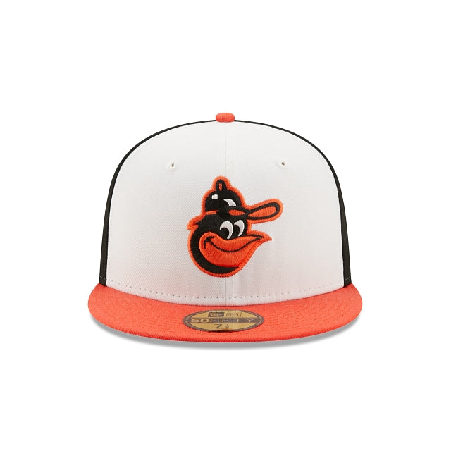 New Era Baltimore Orioles 1983 Logo History 59FIFTY Fitted Hat