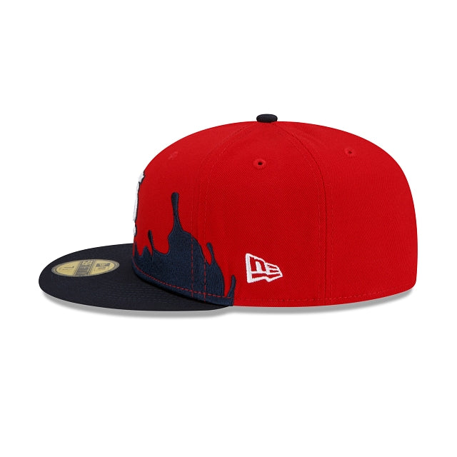 New Era St. Louis Cardinals Drip Front 59fifty Fitted Hat