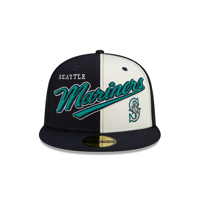 New Era Seattle Mariners Split Front 59fifty Fitted Hat