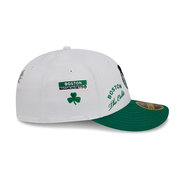 59Fifty Low Profile Pin Celtics Cap by New Era