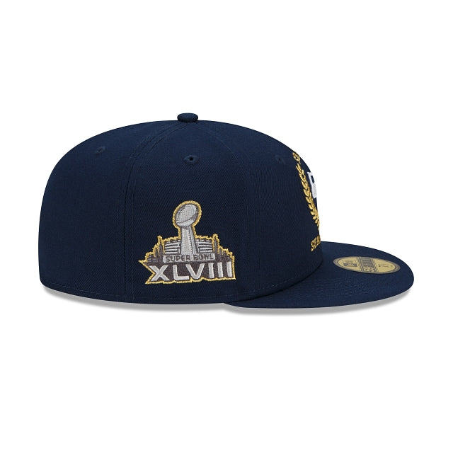 New Era Seattle Seahawks Gold Classic 59fifty Fitted Hat