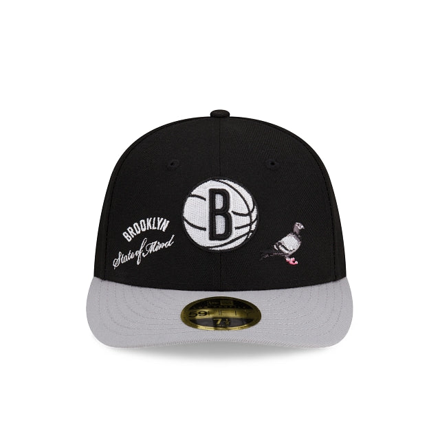 New Era Brooklyn Nets x Staple 2022 Low Profile 59FIFTY Fitted Hat