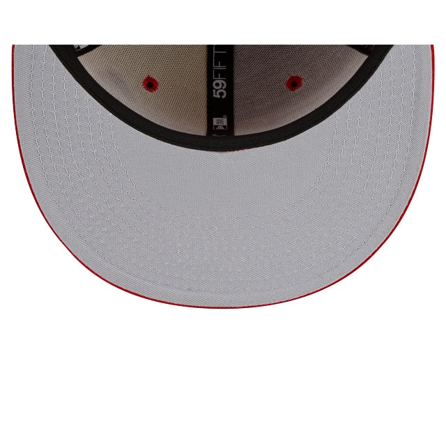 New Era Washington Nationals Split Front 59fifty Fitted Hat