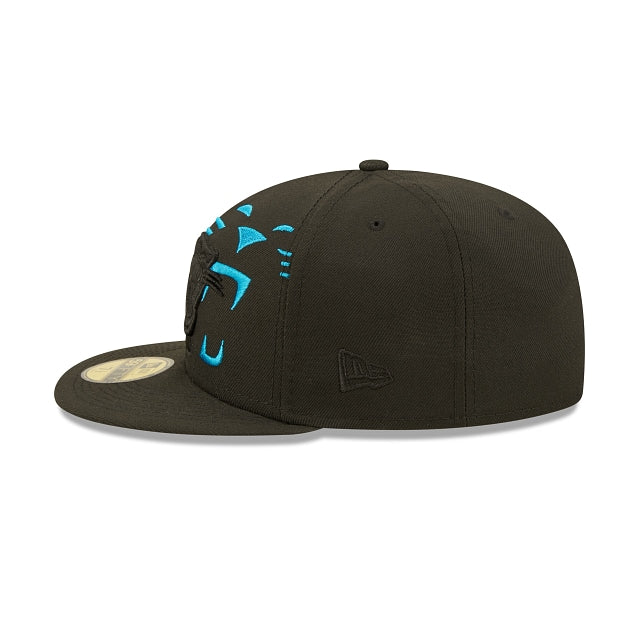 New Era Carolina Panthers Logo Feature 2022 59FIFTY  Fitted Hat