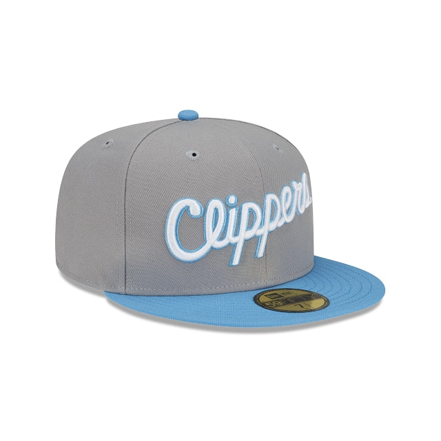 New Era Los Angeles Clippers City Edition Gray 2022 59FIFTY Fitted Hat