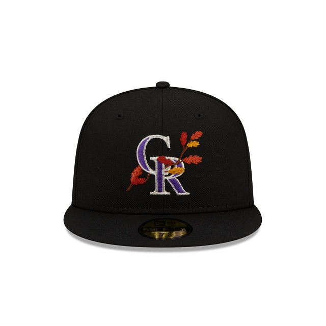 New Era Colorado Rockies Leafy Front 59Fifty Fitted Hat