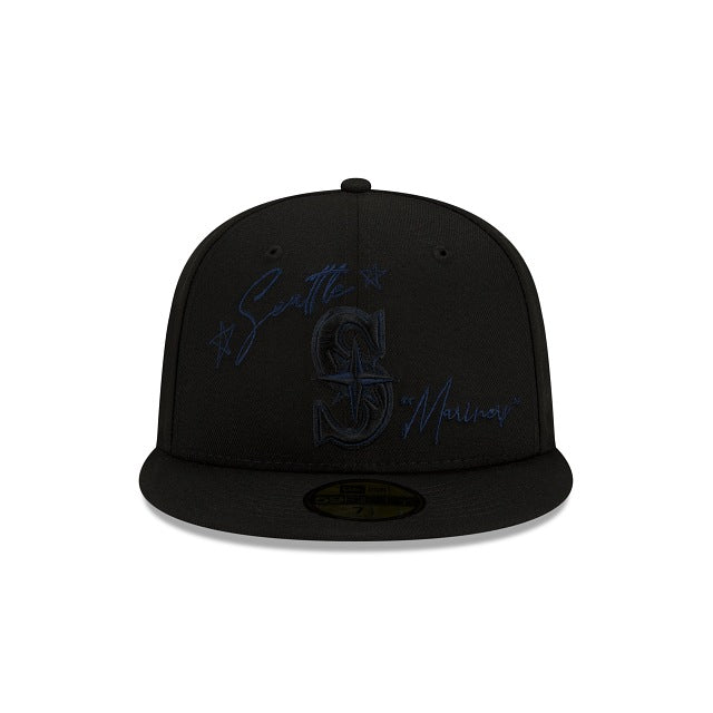 New Era Seattle Mariners Cursive 59fifty Fitted Hat