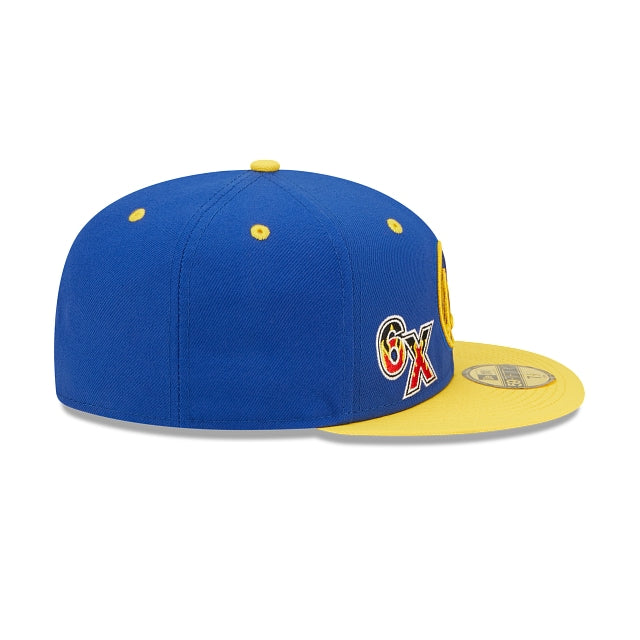 New Era Golden State Warriors Fire 2022 59FIFTY Fitted Hat