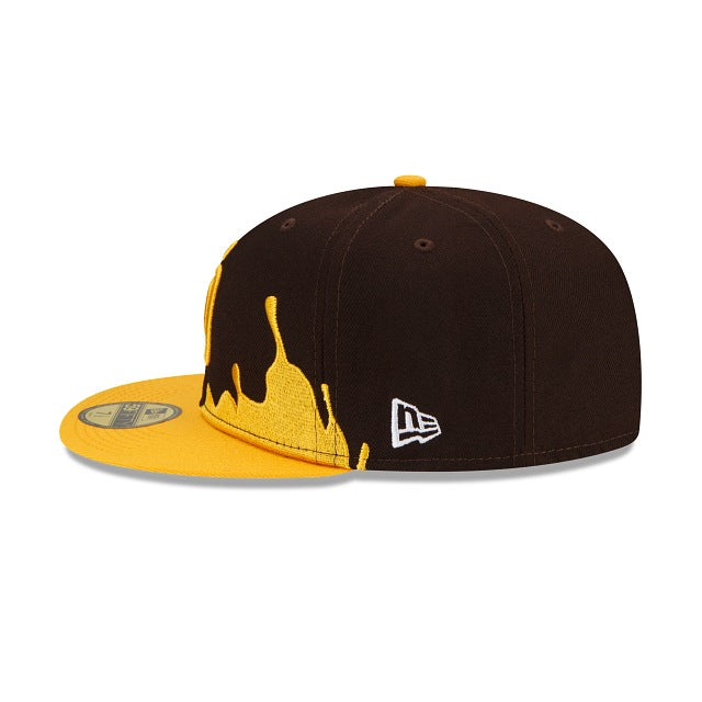 New Era San Diego Padres Drip Front 59fifty Fitted Hat