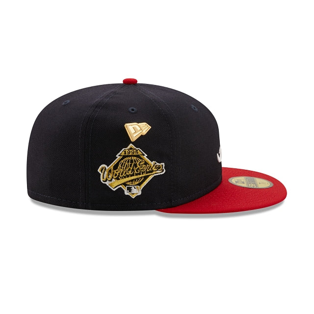 New Era Atlanta Braves 1995 Logo History 59FIFTY Fitted Hat