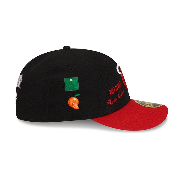 New Era Miami Heat x Staple 2022 Low Profile 59FIFTY Fitted Hat