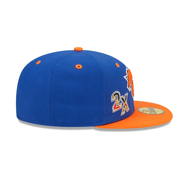 New Era New York Knicks Fire 2022 59FIFTY Fitted Hat