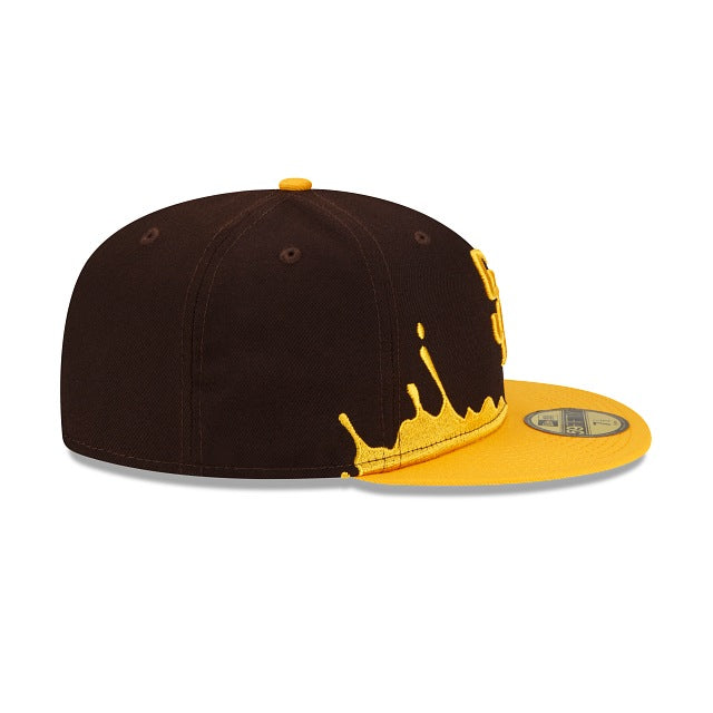 New Era San Diego Padres Drip Front 59fifty Fitted Hat