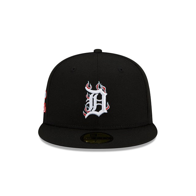 New Era Detroit Tigers Team Fire 59fifty Fitted Hat