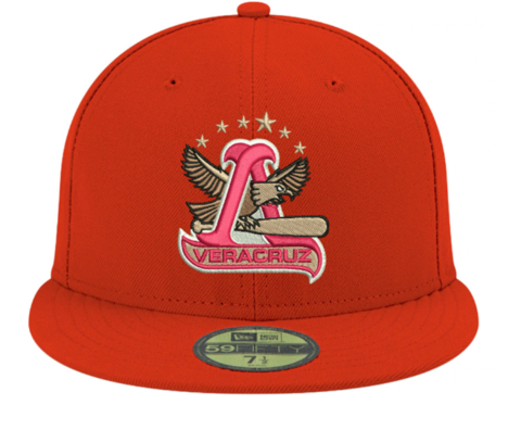 New Era Rojos Del Águila De Vercruz Red 59FIFTY Fitted Hat